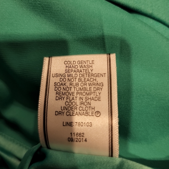 Portmans Green Sleeveless Peplum Dress - Picture 8 of 10